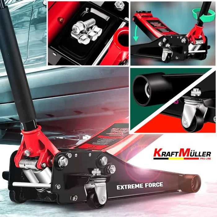 Servante d’atelier Kraftmuller XXL – 8 tiroirs équipés + clé dynamométrique 1/2