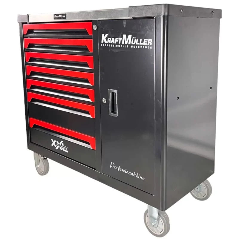 Servante d’atelier KraftMüller 8/7 XXL avec repousse pistons